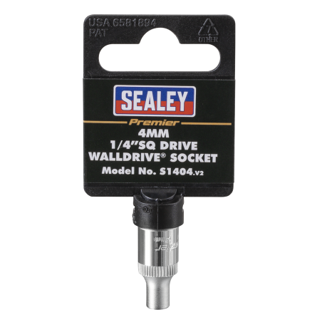 WallDrive® Socket 4mm 1/4"Sq Drive