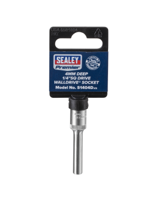 WallDrive® Socket 4mm Deep 1/4"Sq Drive