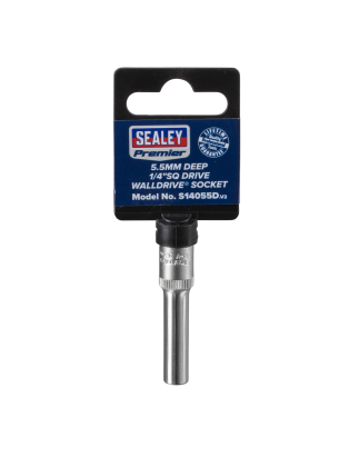 WallDrive® Socket 5.5mm Deep 1/4"Sq Drive