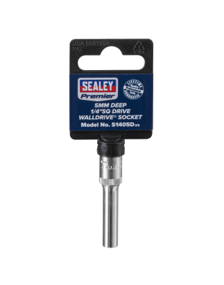 WallDrive® Socket 5mm Deep 1/4"Sq Drive