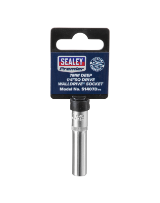 Douille WallDrive® 7 mm de profondeur, entraînement 1/4" carré