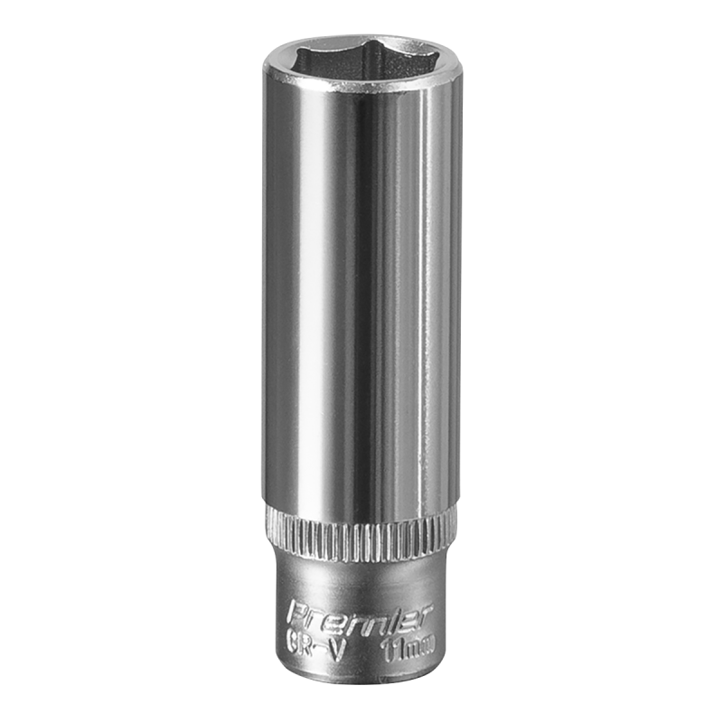 WallDrive® Socket 11mm Deep 1/4"Sq Drive