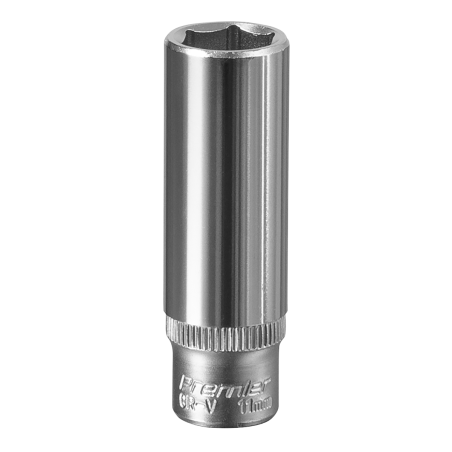 WallDrive® Socket 11mm Deep 1/4"Sq Drive