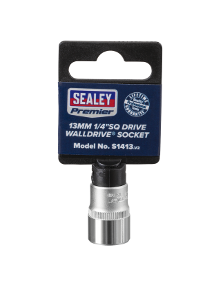 WallDrive® Socket 13mm 1/4"Sq Drive