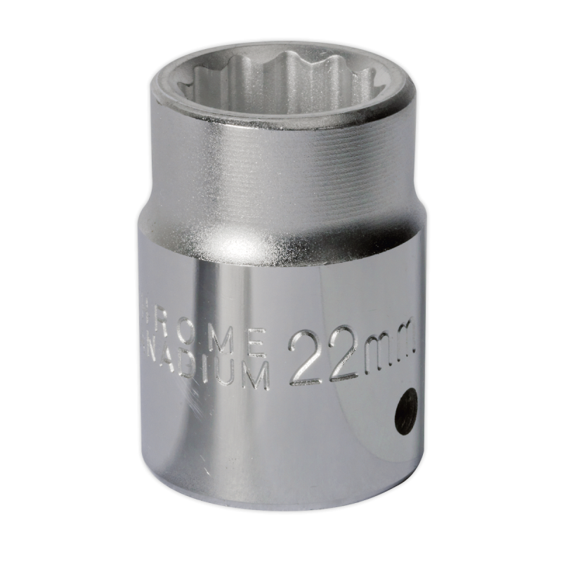 Douille WallDrive® 22 mm, entraînement 3/4" carré