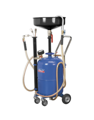 Air Discharge Mobile Oil Drainer with Probes 35L