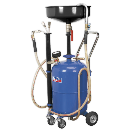 Air Discharge Mobile Oil Drainer with Probes 35L