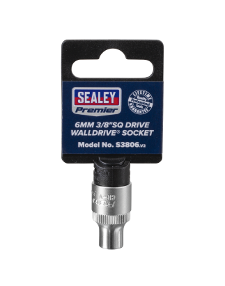 Douille WallDrive® 6 mm, entraînement 3/8" carré