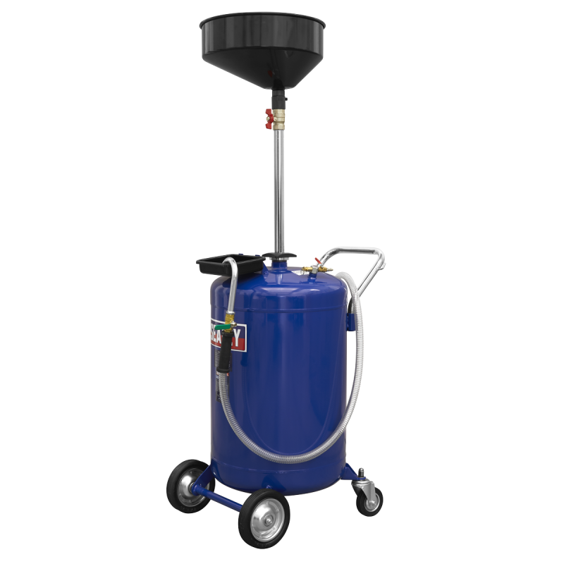 Air Discharge Mobile Oil Drainer 110L