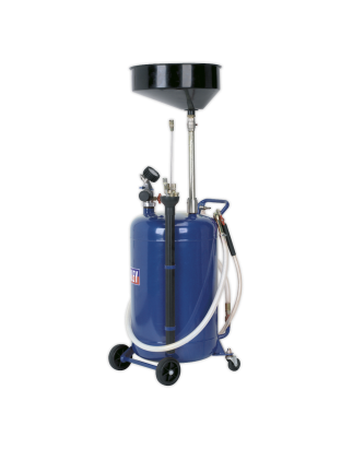 Air Discharge Mobile Oil Drainer with Probes 90L