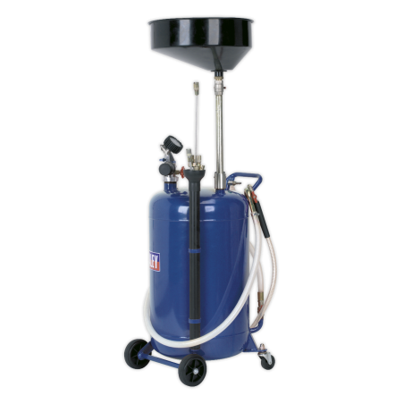 Air Discharge Mobile Oil Drainer with Probes 90L