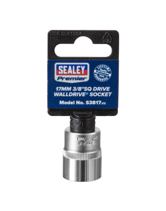 WallDrive® Socket 17mm 3/8"Sq Drive