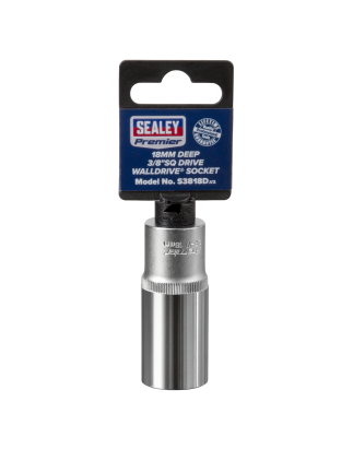 Douille WallDrive® 18 mm de profondeur, entraînement 3/8" carré