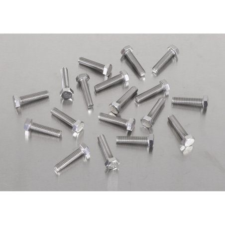 Stainless Steel Set Screw Din 933 – M6 x 25mm 1.00mm Pitch - Pack of 50