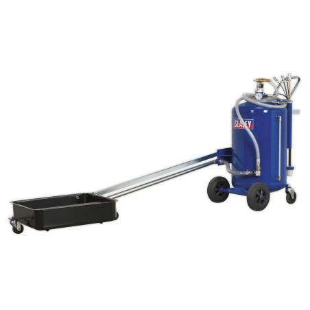 Cantilever Air Discharge Mobile Oil Drainer with Probes 80L