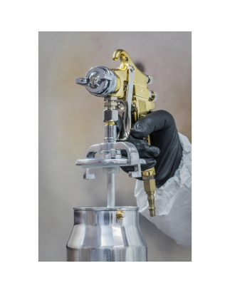 Workshop Gold Series Suction Feed Spray Gun 1.8mm Set-Up