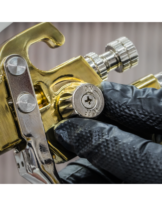 Gold Series Gravity Feed Spray Gun 1.4mm Set-Up