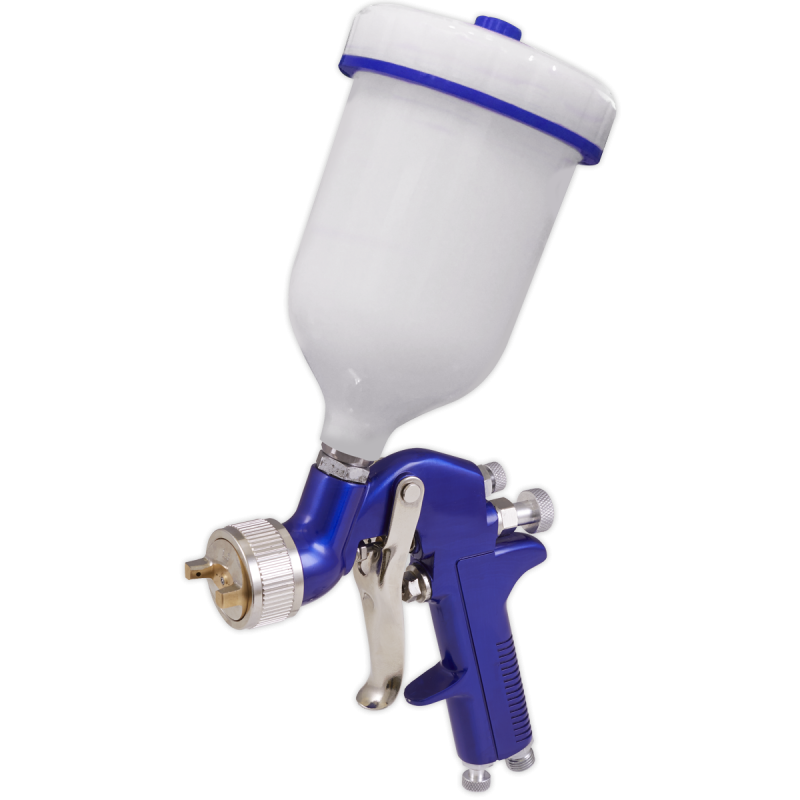 Configuration du pistolet pulvérisateur à alimentation par gravité 1,3 mm