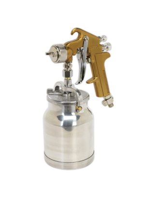 Siegen Suction Feed Spray Gun 1.7mm Set-Up