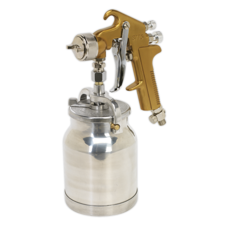 Siegen Suction Feed Spray Gun 1.7mm Set-Up