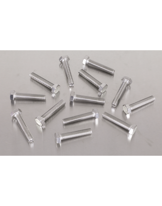 Stainless Steel Set Screw Din 933 – M8 x 1.25 pitch - Pack of 50