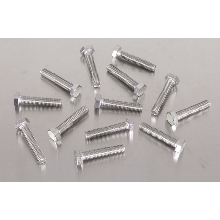 Stainless Steel Set Screw Din 933 – M8 x 1.25 pitch - Pack of 50