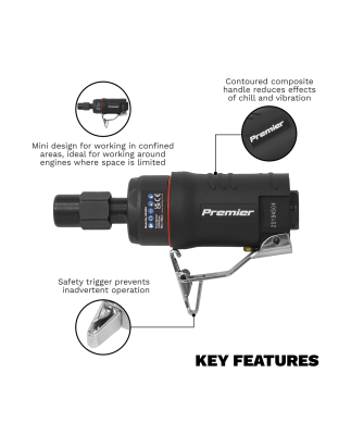 Premier Mini Air Die Grinder 6mm