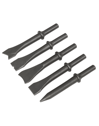 Air Hammer Chisel Set 5pc 120mm .401" Shank