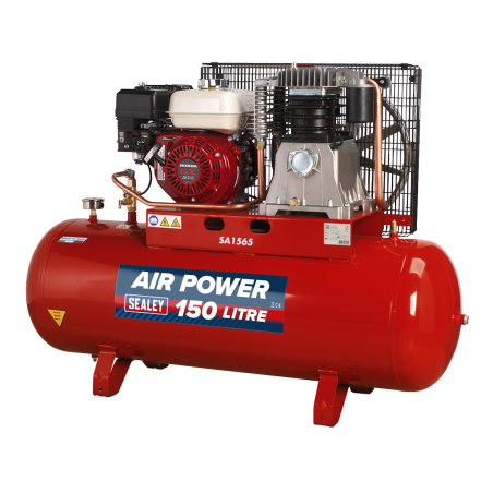 150L Belt Drive Air Compressor with Petrol Engine 6.5hp