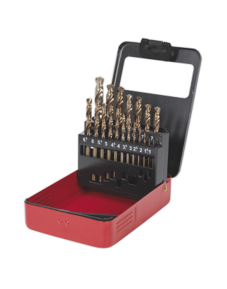 HSS Cobalt Split Point Fully Ground Drill Bit Set 19pc Metric