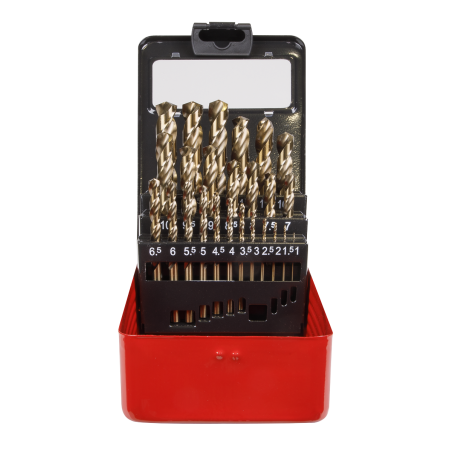 HSS Cobalt Split Point Fully Ground Drill Bit Set 25pc Metric