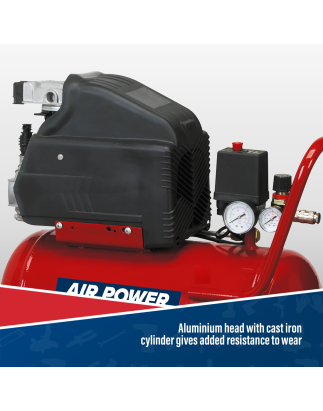 24L Direct Drive Air Compressor 1.5hp