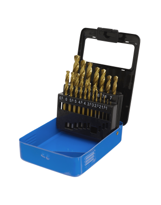 HSS Fully Ground Drill Bit Set 19pc DIN 338 Metric