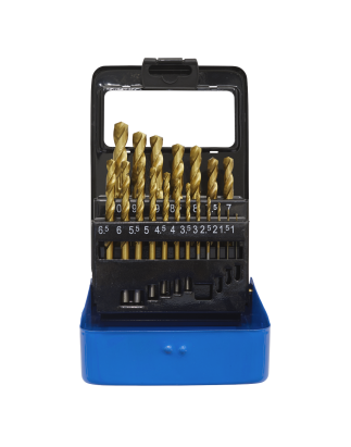 HSS Fully Ground Drill Bit Set 19pc DIN 338 Metric