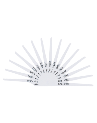 74mm Air Saw Blade 32tpi - Pack of 15