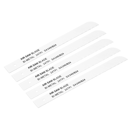 Lame de scie pneumatique 141 mm 24tpi - Paquet de 5