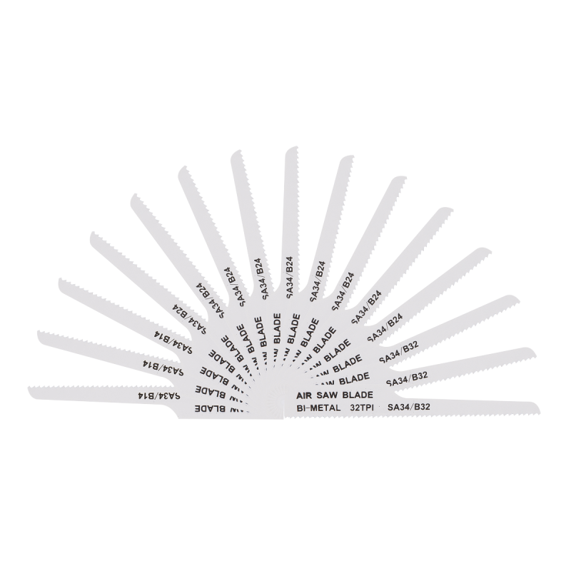 Lames de scie pneumatique 141 mm mixtes - Paquet de 15