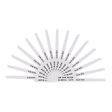 141mm Air Saw Blades Mixed - Pack of 15