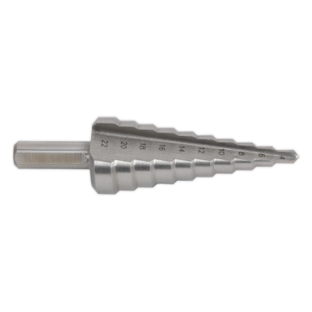 HSS M2 Step Drill Bit 4-22mm Double Flute