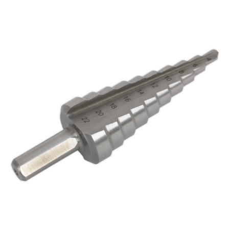 HSS M2 Step Drill Bit 4-22mm Double Flute