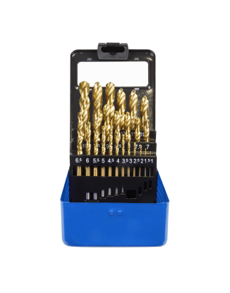 HSS Fully Ground Drill Bit Set 25pc DIN 338 Metric