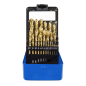 HSS Fully Ground Drill Bit Set 25pc DIN 338 Metric