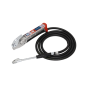 Tyre Inflator 2.5m Hose with Twin Clip-On Connector