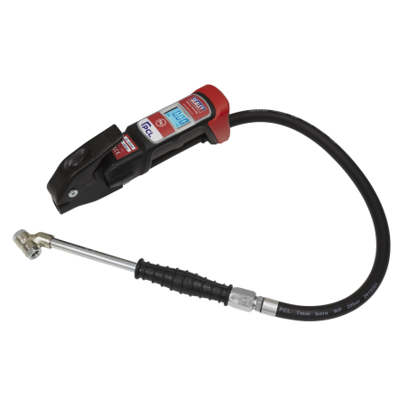 Premier Anodised Digital Tyre Inflator with Twin Push-On Connector