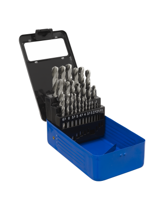 HSS Split Point Fully Ground Drill Bit Set 25pc Metric