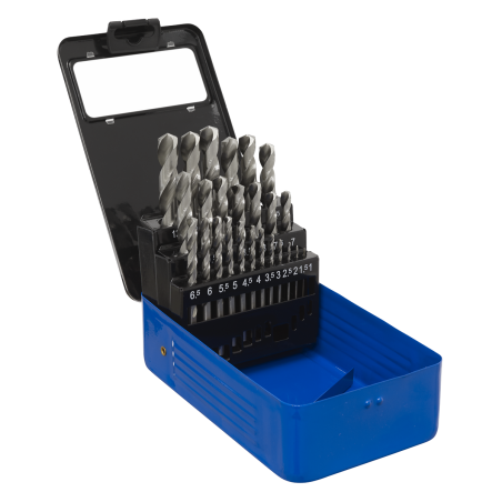 HSS Split Point Fully Ground Drill Bit Set 25pc Metric