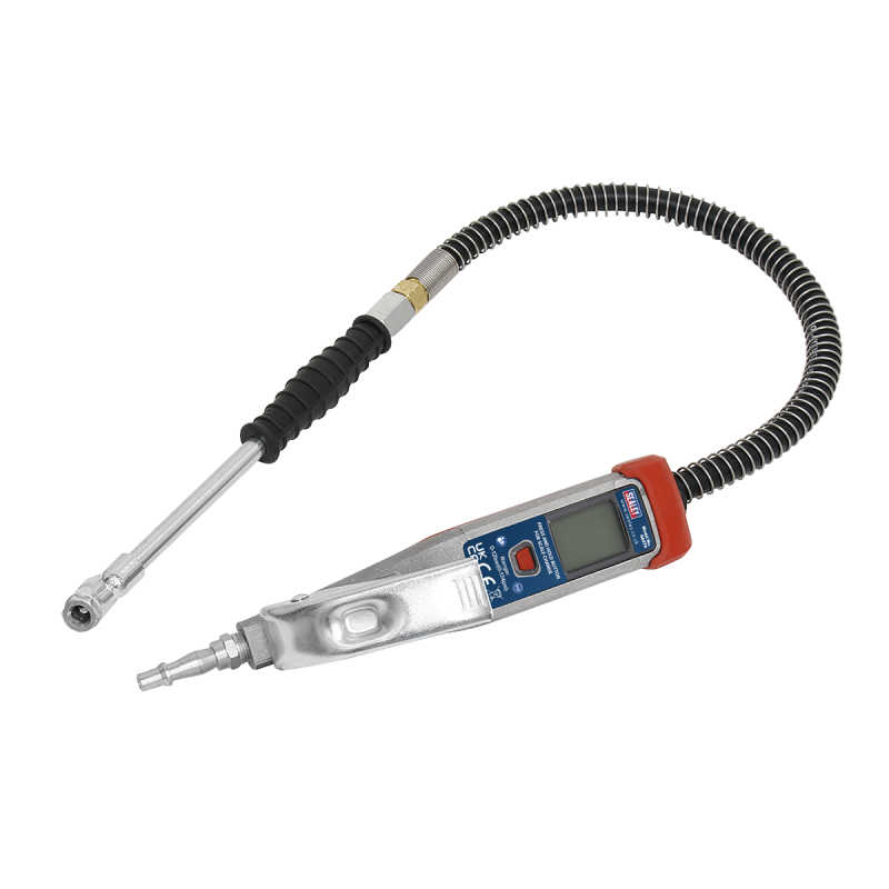 Digital Tyre Inflator 0.5m Hose with Twin Push-On Connector