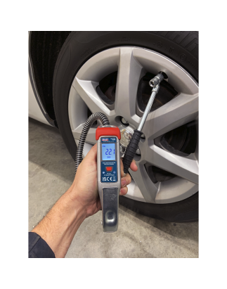 Digital Tyre Inflator 0.5m Hose with Twin Push-On Connector