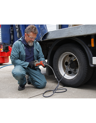 Digital Tyre Inflator 2.7m Hose with Clip-On Connector