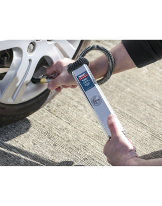 Tyre Inflator with Clip-On Connector